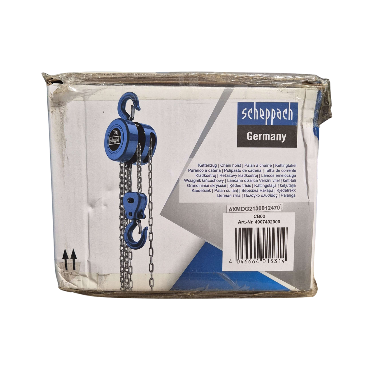 Palans à chaîne CB02 scheppach 2T - 3m - Image 2