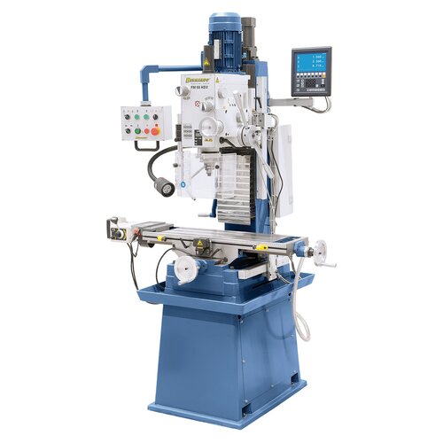 Perceuse fraiseuse Bernardo FM 55 HSV avec indicateur digital 3 axes ES-12 V et avance pour l'axe x - Image 3