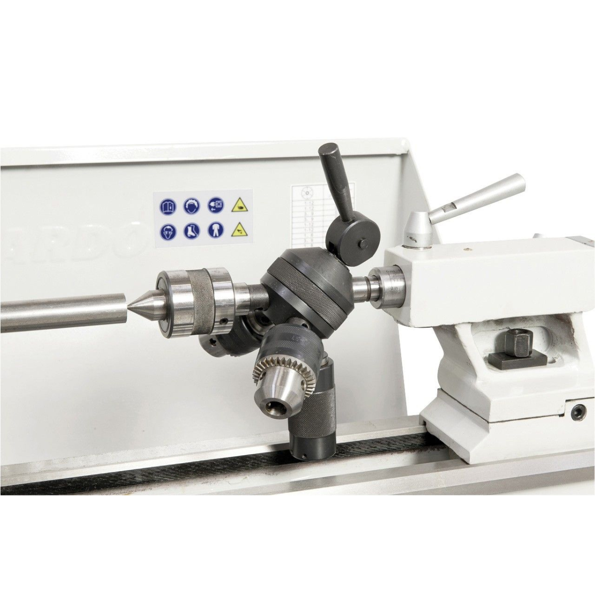 Tour à metaux Bernardo Profi 700 Top / 230 V / affichage numérique 2 axes ES-12 V - Image 2