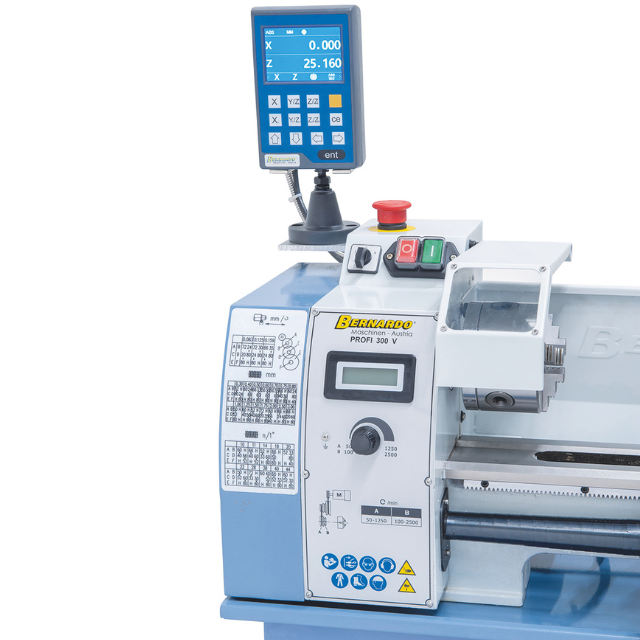 Tour d'établi Bernardo Profi 300 V / 230 V avec indicateur digital 2 axes DT 40 - Image 6