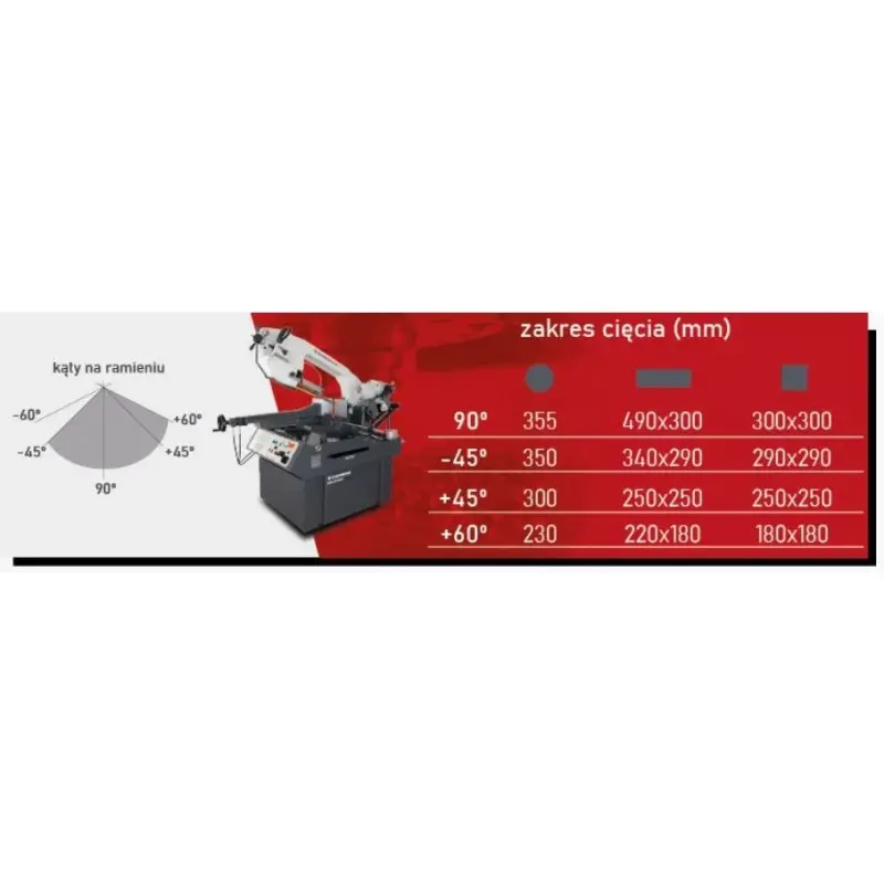Scie à ruban semi-automatique métal Cormak BS530H 400v - Image 5